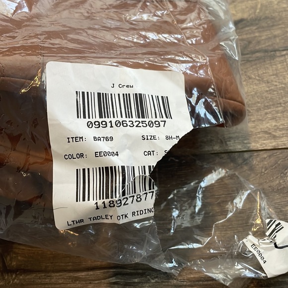 J. Crew Leather over-the-knee riding boots Item BA769 - Picture 5 of 5